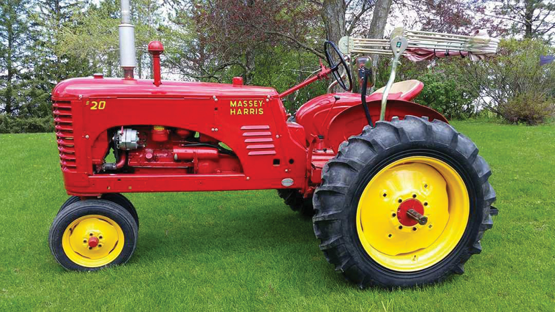 Restored MH 20 is a tractor drive favorite Farm Collector
